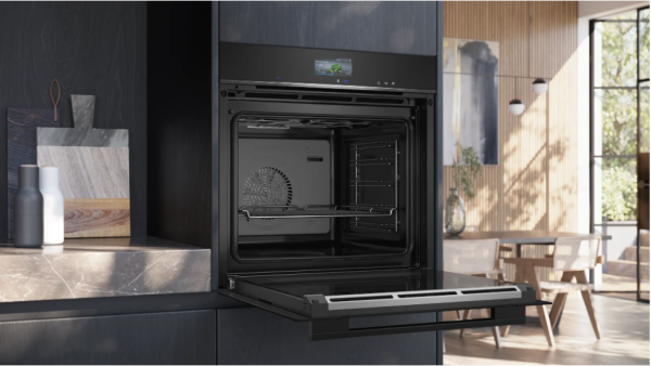 iQ700 Buharlı Ankastre Fırın 60 x 60 cm Siyah - HS736G1B2