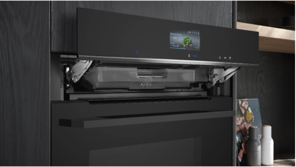 iQ700 Buharlı Ankastre Fırın 60 x 60 cm Siyah - HS736G1B2