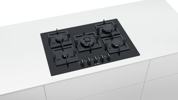 Siemens EP7A6QB20 Kendinden kumandalı, gazlı ankastre ocak