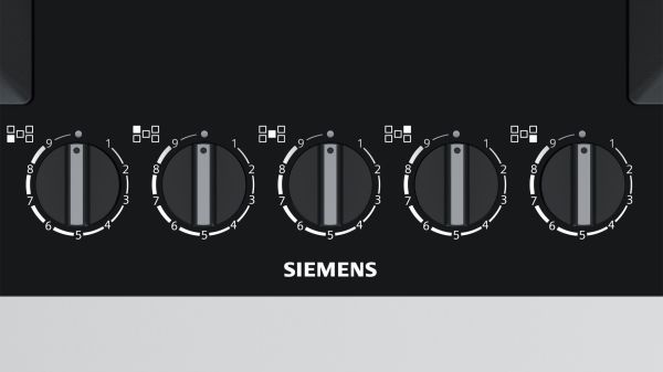 Siemens EP7A6QB20 Kendinden kumandalı, gazlı ankastre ocak