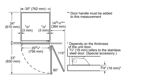 iQ700 Ankastre Buzdolabı 212.5 x 75.6 cm Düz Menteşe - CI30RP02
