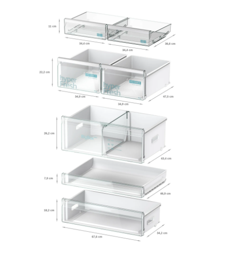 iQ700 Alttan Donduruculu Buzdolabı 186 x 86 cm Kolay temizlenebilir Inox