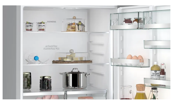 iQ700 Alttan Donduruculu Buzdolabı 186 x 75 cm Kolay temizlenebilir Inox-KG76PAIC0N