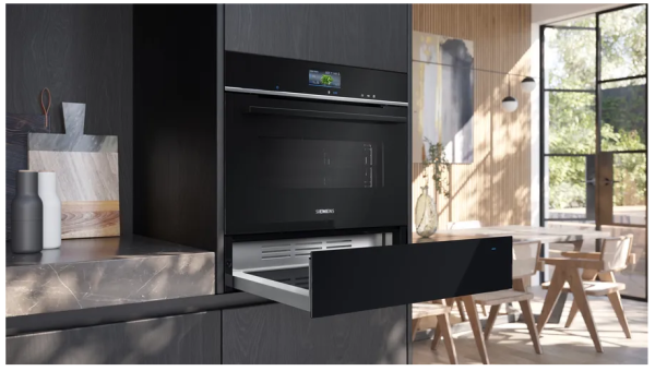 iQ700 Sıcak Tutma Çekmecesi 60 x 14 cm Siyah