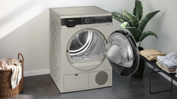 iQ300 Isı Pompalı Kurutma Makinesi 9 kg Gümüş