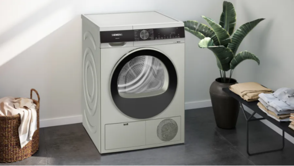iQ300 Isı Pompalı Kurutma Makinesi 9 kg Gümüş