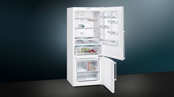 iQ500 Alttan Donduruculu Buzdolabı 186 x 75 cm Beyaz -  KG76NAWF0N