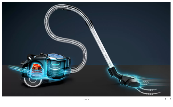 iQ500 Toz torbasız Süpürge Siyah- VSX41XTRM