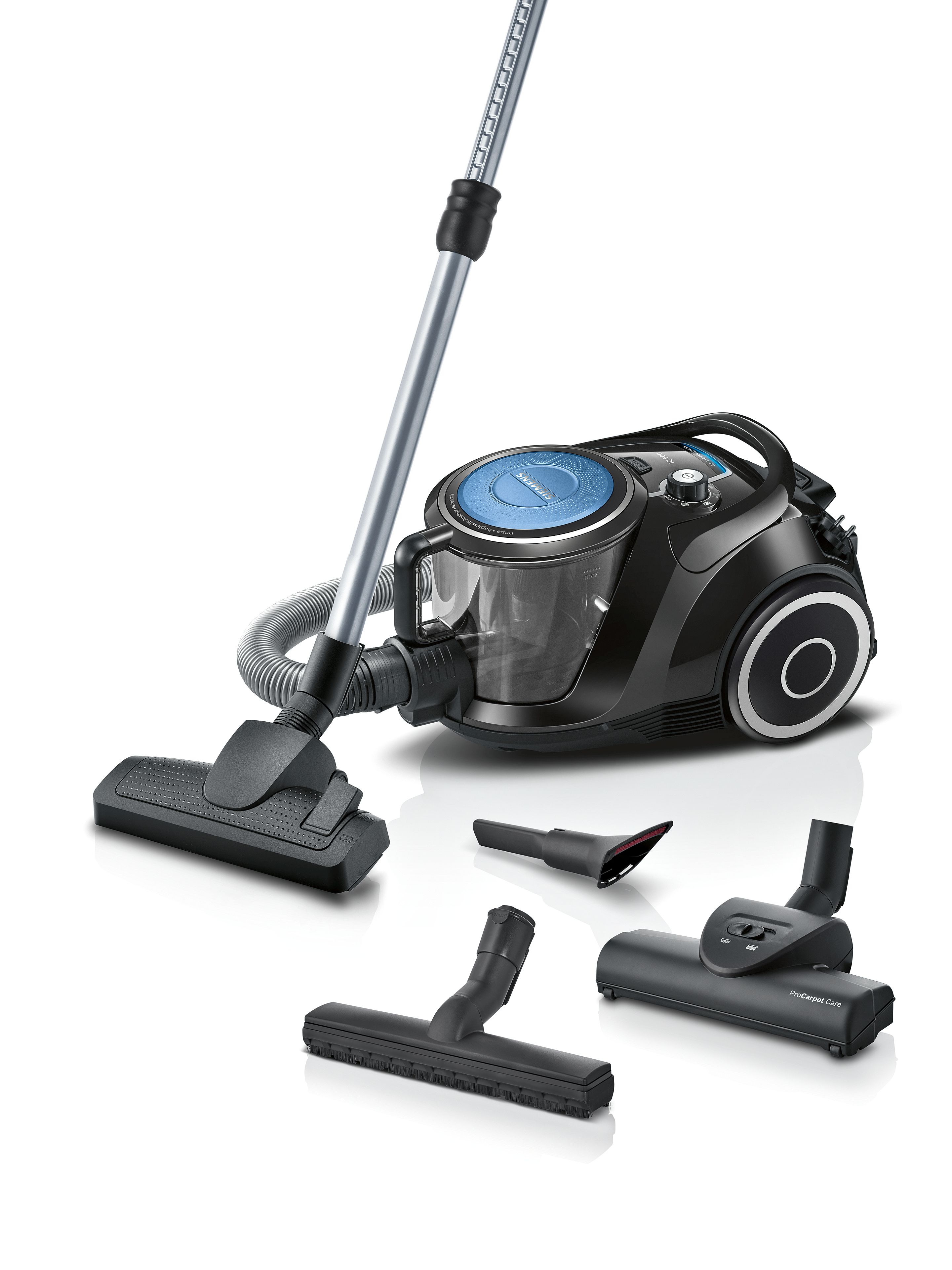 iQ500 Toz torbasız Süpürge Siyah- VSX41XTRM