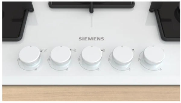 iQ300 Gazlı Ocak 75 cm Sert cam, Beyaz - EN7B2QP30O