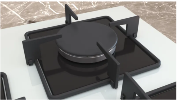 iQ300 Gazlı Ocak 75 cm Sert cam, Beyaz - EN7B2QP30O