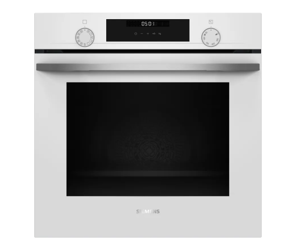 iQ300 Buhar Destekli Ankastre Fırın 60 x 60 cm Beyaz - HU717ABV0T