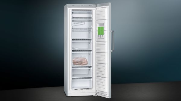iQ300 Solo Derin Dondurucu 176 x 60 cm Kolay temizlenebilir Inox - GS33VVIE0N