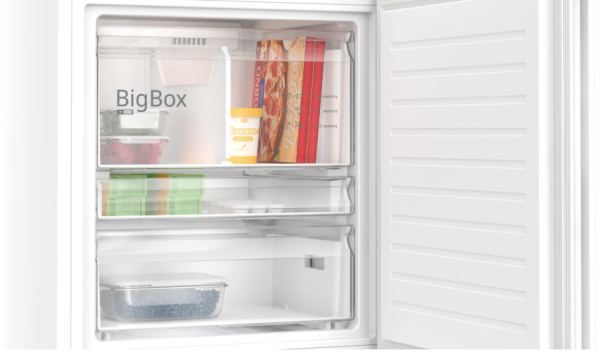 iQ300 Alttan Donduruculu Buzdolabı 186.2 x 69.5 cm Beyaz, Total noFrost - KG56NCWD0N