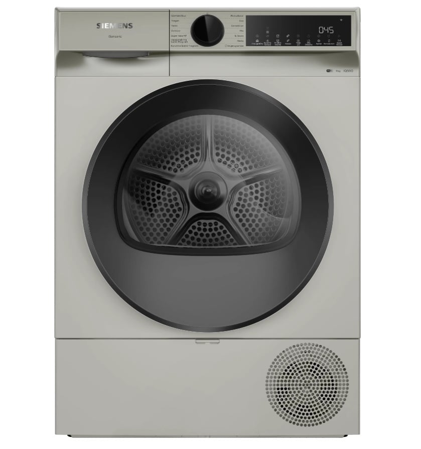 iQ500 Isı Pompalı Kurutma Makinesi 9 kg Gümüş - WQ42J20XTR