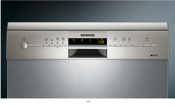 iQ300 Solo Bulaşık Makinesi 60 cm Paslanmaz çelik parmak izi tutmaz - SN234I01DT
