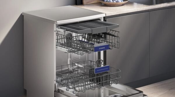iQ300 Solo Bulaşık Makinesi 60 cm Kolay Temizlenebilir Inox - SN23EI63MT