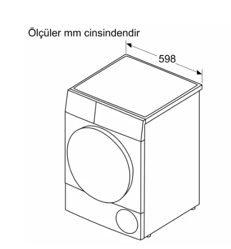 iQ500 Isı Pompalı Kurutma Makinesi 9 kg