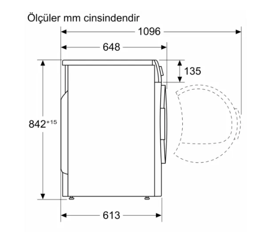 iQ500 Isı Pompalı Kurutma Makinesi 9 kg