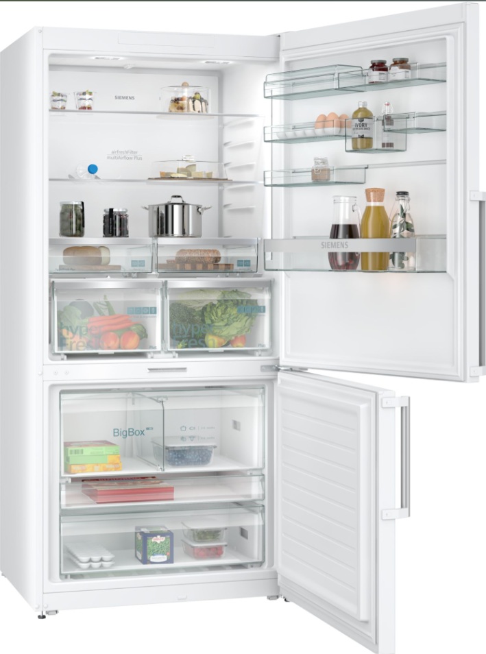 iQ700, Alttan Donduruculu Buzdolabı, 186 x 86 cm, Beyaz, Total noFrost - KG86PFWC1N
