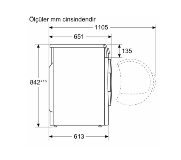 iQ300 Isı Pompalı Kurutma Makinesi 8 kg