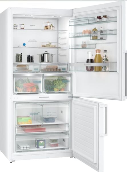 iQ700, Alttan Donduruculu Buzdolabı, 186 x 86 cm, Beyaz, Total noFrost - KG86PFWC1N
