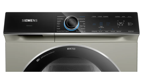 iQ700 Isı Pompalı Kurutma Makinesi 9 kg Gümüş- WQ45B2AXTR