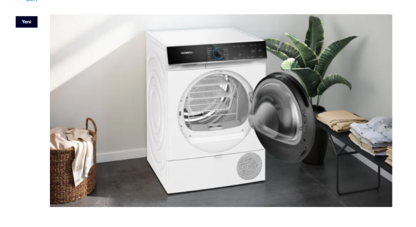 iQ700 Isı Pompalı Kurutma Makinesi 9 kg- WQ45B2A0TR
