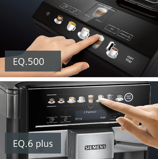 Tam Otomatik Kahve Makinesi EQ6 plus s700 Dark inox - TE657319RW