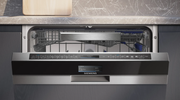 iQ700 Yarı Ankastre Bulaşık Makinesi 60 cm Paslanmaz çelik - SN57ZS82DT
