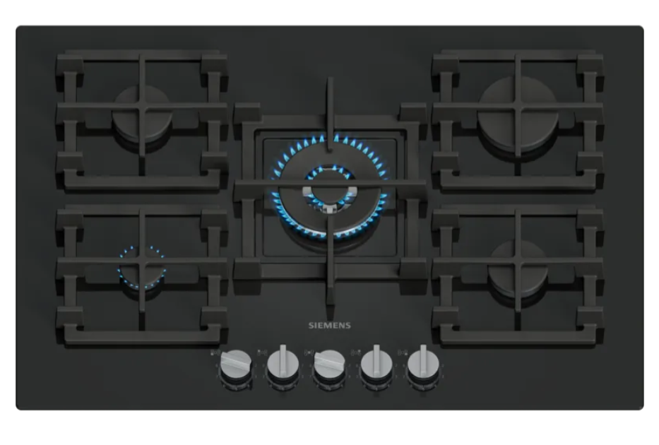 iQ500 Gazlı Ocak 75 cm Sert cam, Siyah EP7A6QI40O