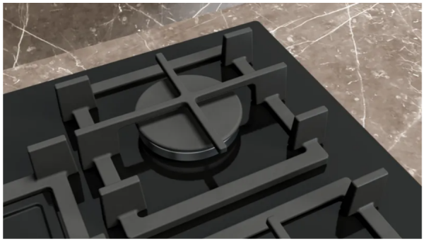 iQ500 Gazlı Ocak 75 cm Sert cam, Siyah EP7A6QI40O