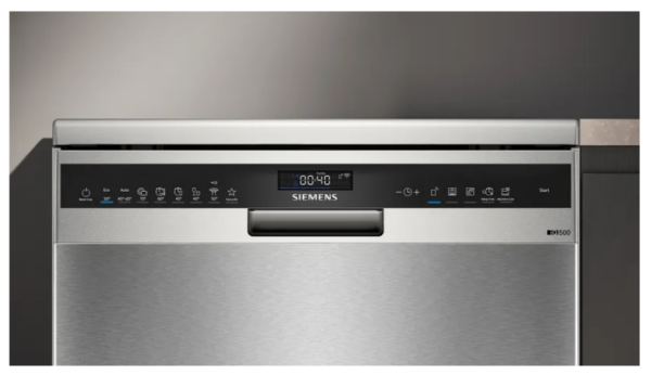 iQ500 Solo Bulaşık Makinesi 60 cm Paslanmaz çelik parmak izi tutmaz - SN25EI83CT