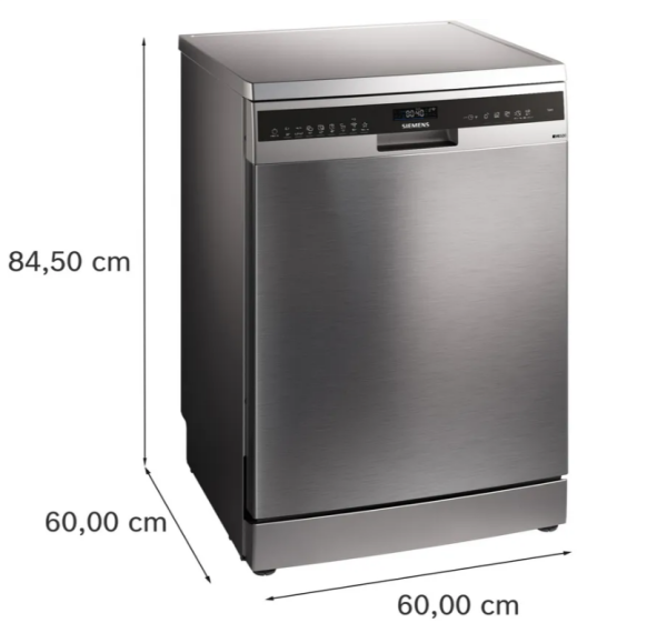 iQ500 Solo Bulaşık Makinesi 60 cm Paslanmaz çelik parmak izi tutmaz - SN25EI83CT