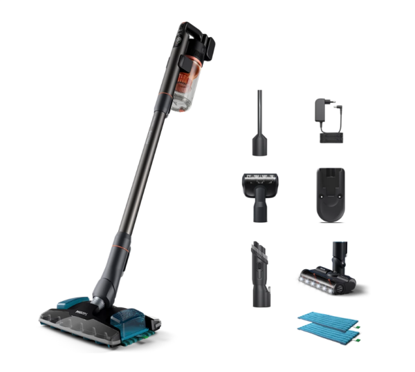 8000 Serisi Kablosuz Elektrikli Süpürge Aqua Plus - XC8054/01