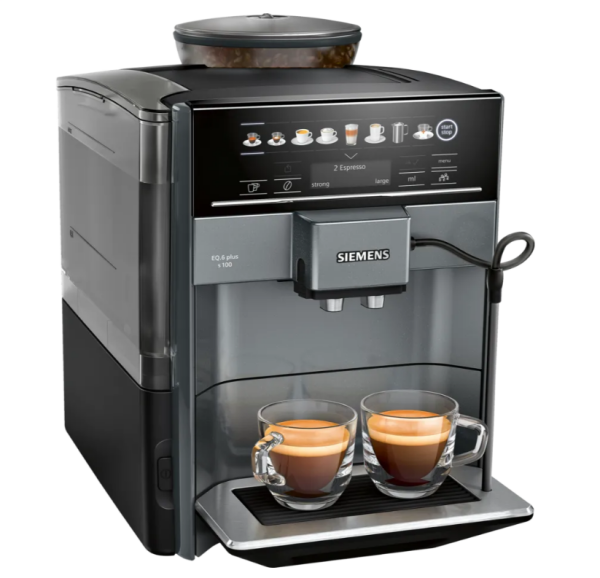 Tam Otomatik Kahve Makinesi EQ6 plus s100 Elmas titanyum metalik, Çıkarılabilir su Tankı - TE651209RW