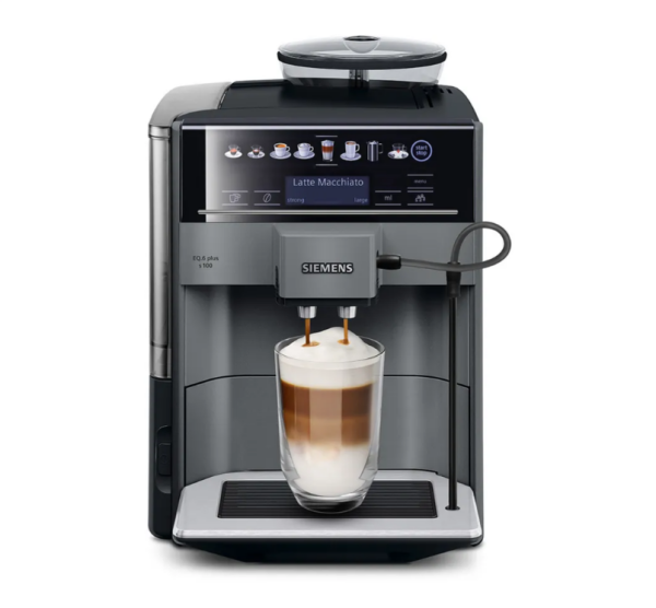 Tam Otomatik Kahve Makinesi EQ6 plus s100 Elmas titanyum metalik, Çıkarılabilir su Tankı - TE651209RW