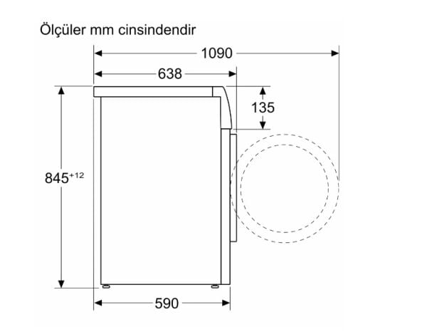 iQ700 Çamaşır Makinesi 10 kg maks. 1400 dev./dak. - WG54B200TR