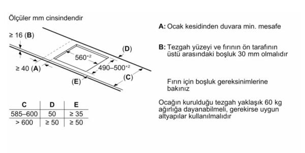 iQ500 İndüksiyonlu Ocak 60 cm Çerçevesiz Yüzey-  ED65KHQB1E
