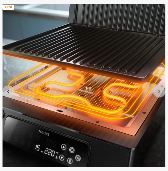 PHILIPS HD6307/70 TOST MAKİNASI 8 ÖN AYARLI