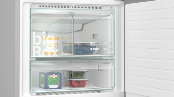 iQ500 Alttan Donduruculu Buzdolabı 186 x 75 cm Kolay temizlenebilir Inox- KG76NCIE0N