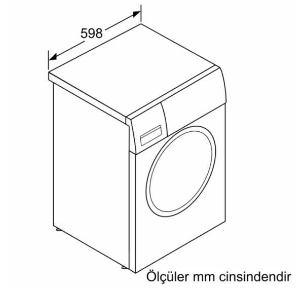 iQ500 Çamaşır Makinesi 11 kg 1400 dev./dak., Beyaz -  WG64K2Z0TR