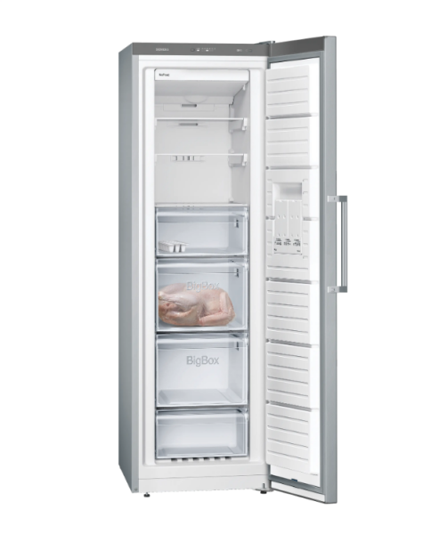 iQ300 Solo Derin Dondurucu 186 x 60 cm Paslanmaz çelik-  GS36NVIEP