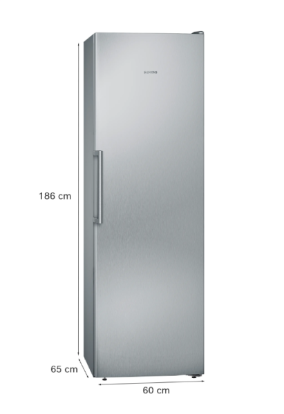 iQ300 Solo Derin Dondurucu 186 x 60 cm Paslanmaz çelik-  GS36NVIEP