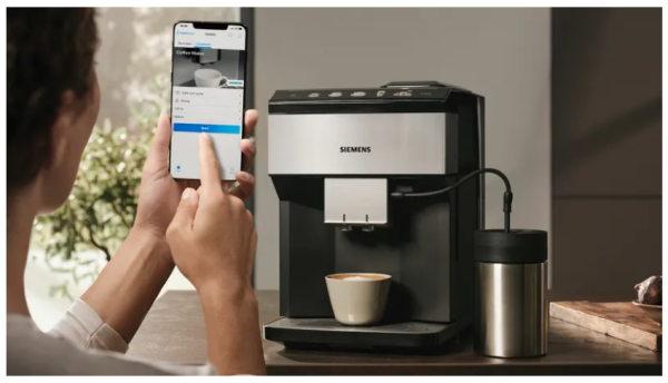 Tam Otomatik Kahve Makinesi EQ500 classic connect Paslanmaz çelik, Siyah, Su Tankı - TP516RX3