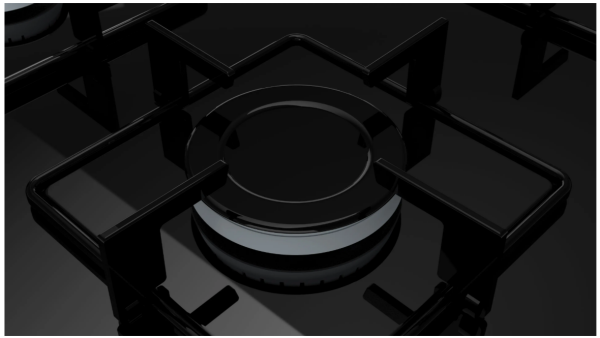 iQ300 Gazlı Ocak 67 cm Sert cam, Siyah-  EO7C6PO12O