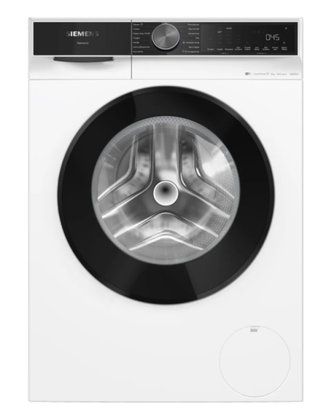 iQ500 Çamaşır Makinesi 9 kg 1400 dev./dak., Beyaz-  WG44K2Z0TR