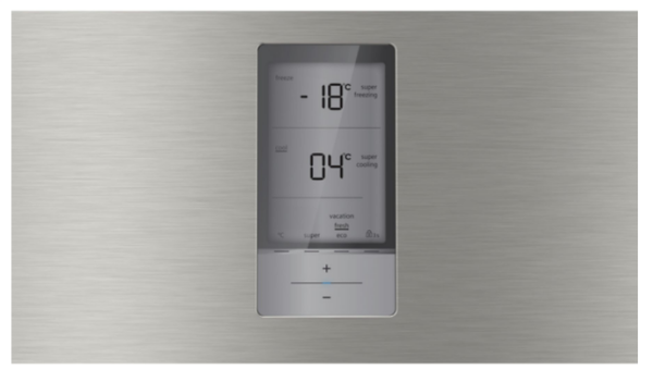 iQ500 Üstten Donduruculu Buzdolabı 186 x 86 cm Kolay temizlenebilir Inox, Total noFrost- KD86NAID1N